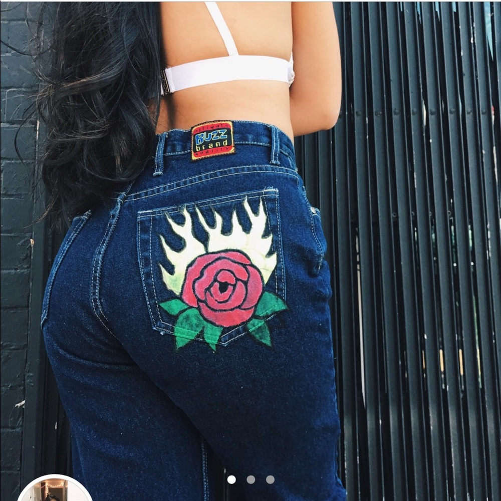 ragged priest inspired jeans